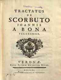 Tractatus de scorbuto Joannis a Bona Veronensis