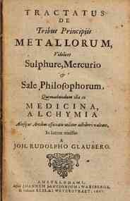 Vera ac perfecta descriptio qua ratione ex vini fecibus bonum plurimumque tartarum sit extrahendum in gratiam dulcissimae patriae publici juris facta per inventorem Joh. Rudolphum Glauberum