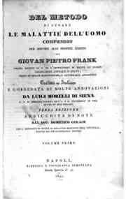 Del metodo di curare le malattie dell'uomo : compe... - 1 / Giovan Pietro Frank