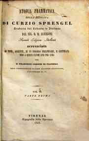 Storia prammatica della medicina - 5.2: - Curzio Sprengel