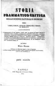 Storia prammatico-critica delle scienze naturali e... - 2 / pel dottor Pietro Perrone