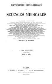 Dictionnaire encyclopédique des sciences médic... - 9.1 - Paris : P. Asselin, Sr de Labe, 1868