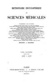 Dictionnaire encyclopédique des sciences médic... - 7.1. -_Paris : P. Asselin, Sr de Labe, 1867