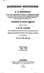 Istituzioni chirurgiche - 8 / di G. B. Monteggia