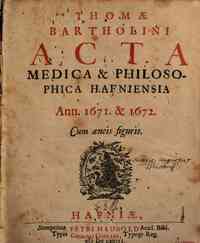 Thomae Bartholini Acta medica & philosophica H... - 2
