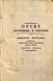Opere di Ambrogio Bertrandi professore di chirurgi... - Tomo 10