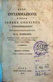 *Dell'infiammazione e della febbre continua. Consi... - 1