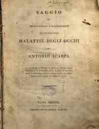 Saggio di osservazioni e d'esperienze sulle principali malattie degli occhi, di Antonio Scarpa