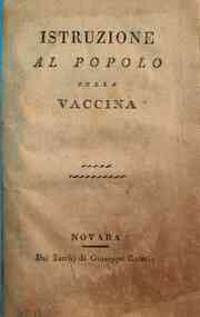 *Istruzione al popolo sulla vaccina / [Luigi Carena]