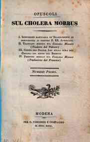 *Opuscoli sul cholera morbus : numero primo