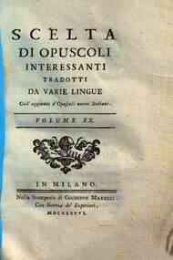 *Scelta di opuscoli interessanti tradotti da varie... - 20