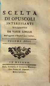 *Scelta di opuscoli interessanti tradotti da varie... - 23