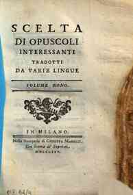 *Scelta di opuscoli interessanti tradotti da varie... - 9