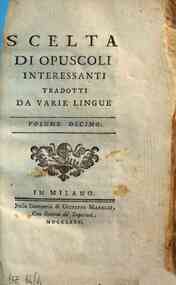 *Scelta di opuscoli interessanti tradotti da varie... - 10