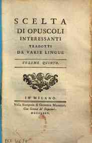 *Scelta di opuscoli interessanti tradotti da varie... - 5