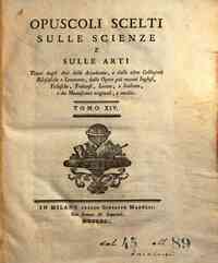 Opuscoli scelti sulle scienze e sulle arti tratti ... - 14