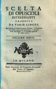 *Scelta di opuscoli interessanti tradotti da varie... - 27