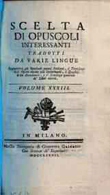 *Scelta di opuscoli interessanti tradotti da varie... - 33
