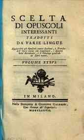 *Scelta di opuscoli interessanti tradotti da varie... - 36