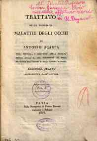 *Trattato delle principali malattie degli occhi di... - 1 / di Antonio Scarpa
