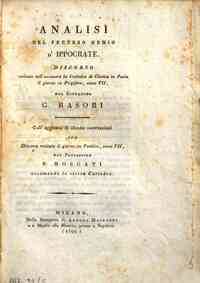Analisi del preteso genio d'Ippocrate. Discorso recitato nell'assumere la cattedra di clinica in Pav[...] - 623-633 